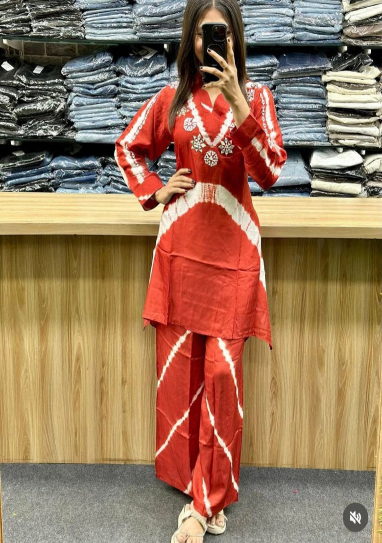 Orange Co-ord Set Main image