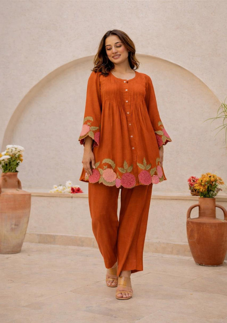 Rust Rose Co-ord Set