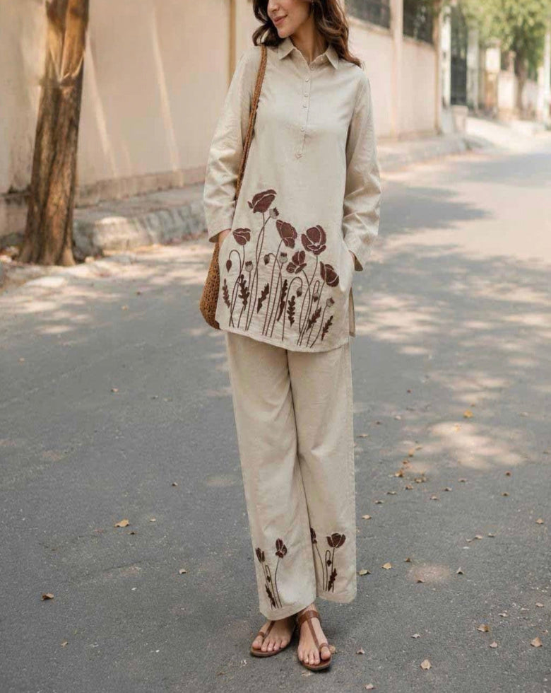 Wildflower cotton co-ord set
