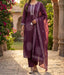Wine Mandala Cotton Suit Set